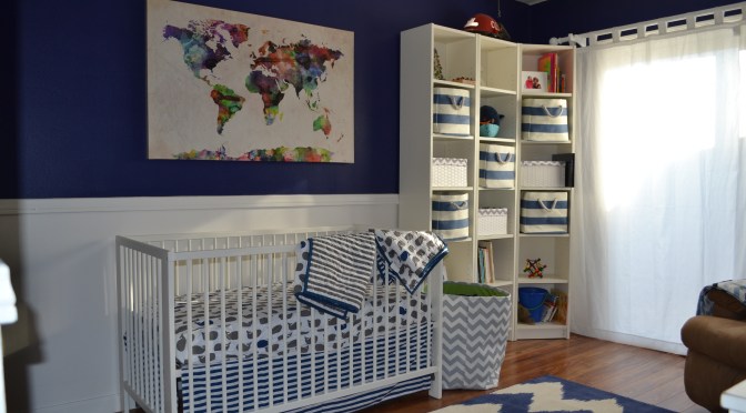 Nautical Inspired Nursery for a Baby Boy
